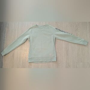 Carhartt Women's Light Sage Green Logo Crewneck Sweater Size Small VGUC!